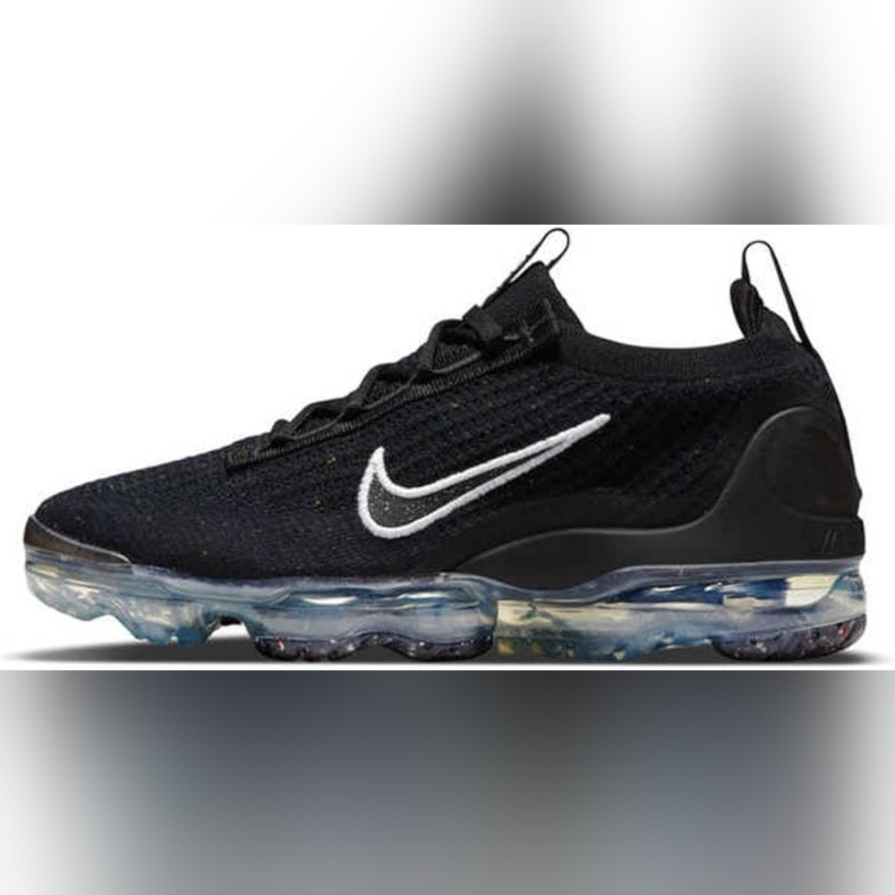 Nike Black and White VaporMax Shoes